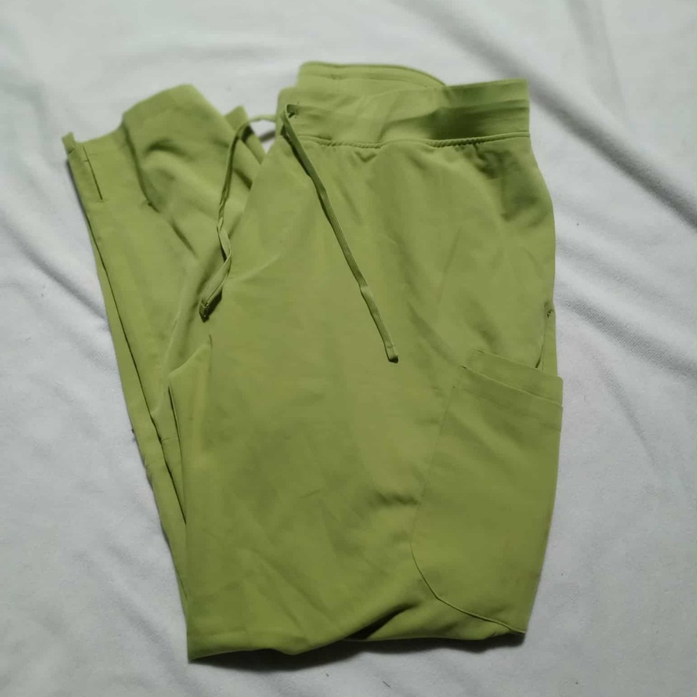 Mandala Green scrub Pants